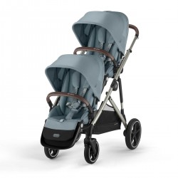 Cochecito Gemelar Cybex Gazelle S para 2 hermanos