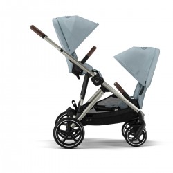 Carrinho de bebé para gémeos Cybex Gazelle S para 2 irmãos 2025