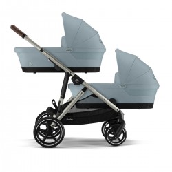 Cochecito Gemelar Cybex Gazelle S para 2 hermanos