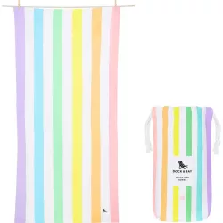 Toalla DOCK & BAY anti arena SUMMER RAINBOW PASTEL XL