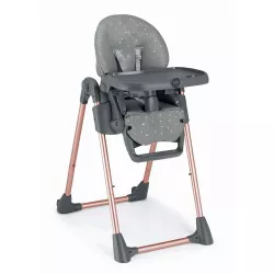 Cadeira alta multiposições Cam PAPPANANNA com utensílios de mesa