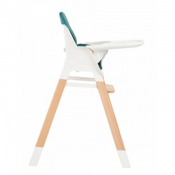 Cadeira alta Evolutive Kikka Boo Modo 2 em 1 com taças e colheres