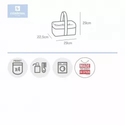 Cesta Canastilla Cambrass Greeny