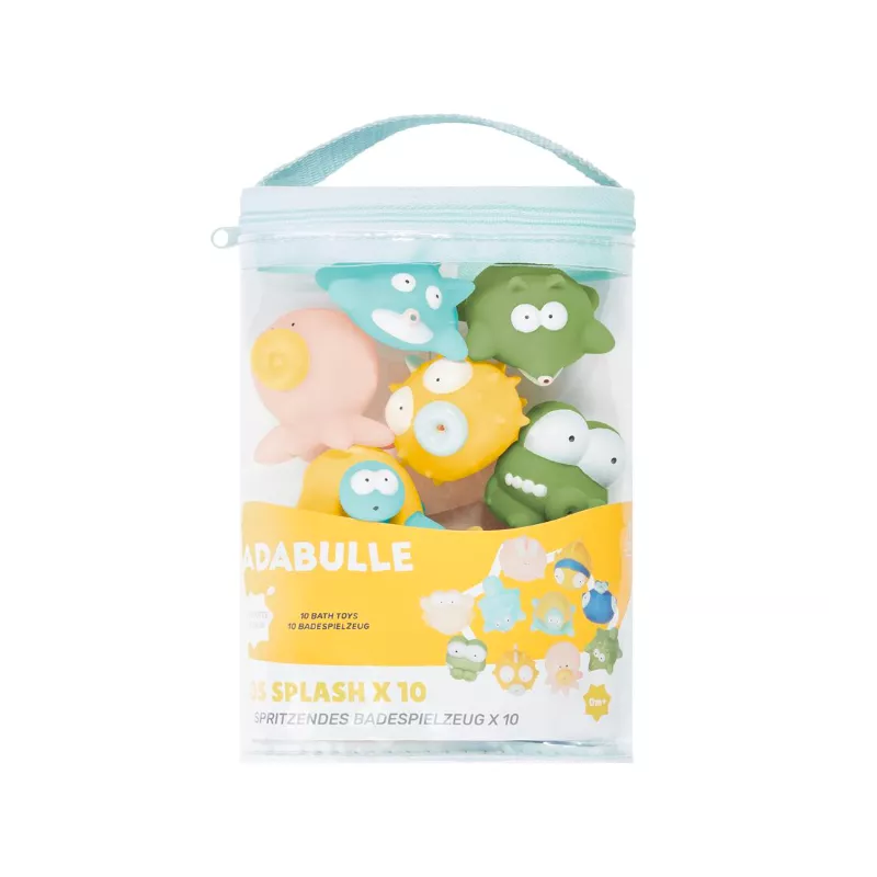 Conjunto de casa de banho 10 u Badabulle Rigolos Splash de Babymoov
