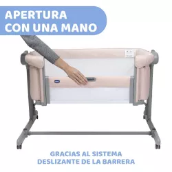 Mini berço co-sleeping Chicco Next2Me MAGIC EVO com Baby Monitor Zen Premium