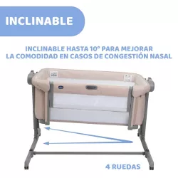 Minicuna colecho Chicco Next2Me MAGIC EVO con Vigilabebe Zen Premium