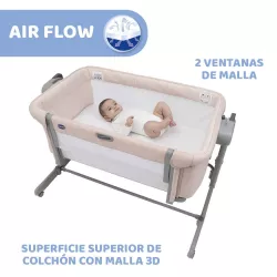 Mini berço co-sleeping Chicco Next2Me MAGIC EVO com Baby Monitor Zen Premium
