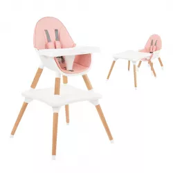 Trona de madera Kikka Boo MULTI 3 en 1 convertible en pupitre