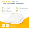 Discos absorbentes desechables Medela Safe & Dry 30 unidades