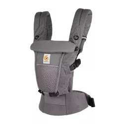 Mochila porta-bebé « Ergobaby » ADAPT SoftFlex Mesh com conjunto de utensílios de silicone