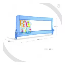 Barrera de cama Asalvo 2 en 1 Baby