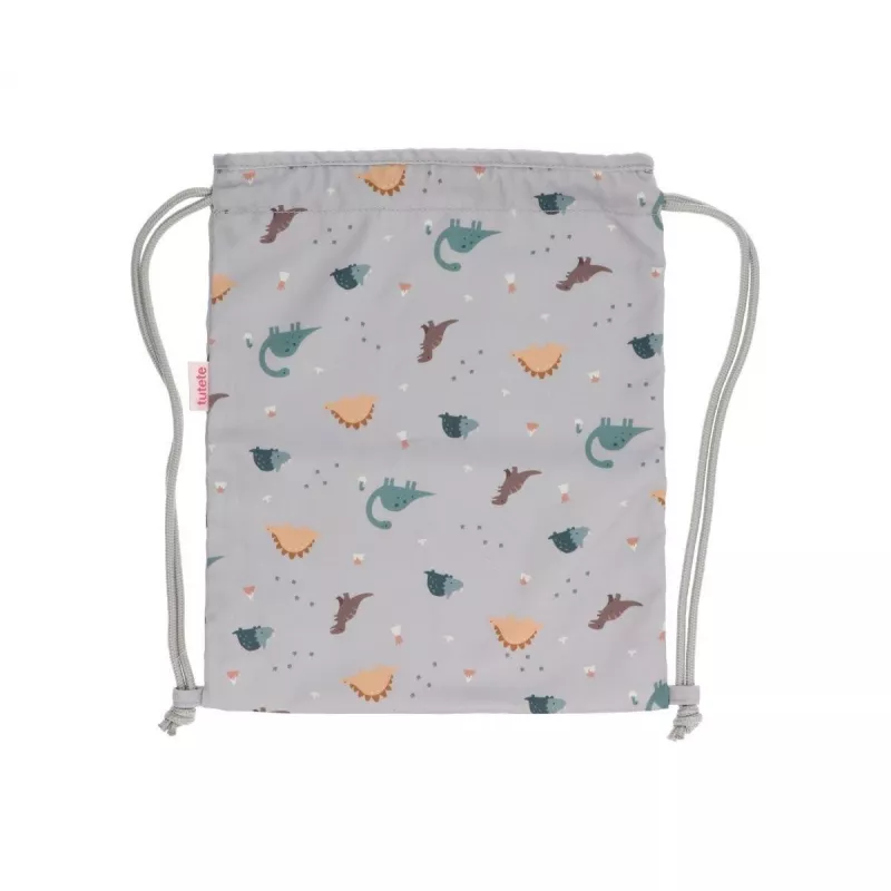 Mochila Tutete Saco Tela Dinos World Personalizable Mochila Tutete Saco Tela Dinos World Personalizable