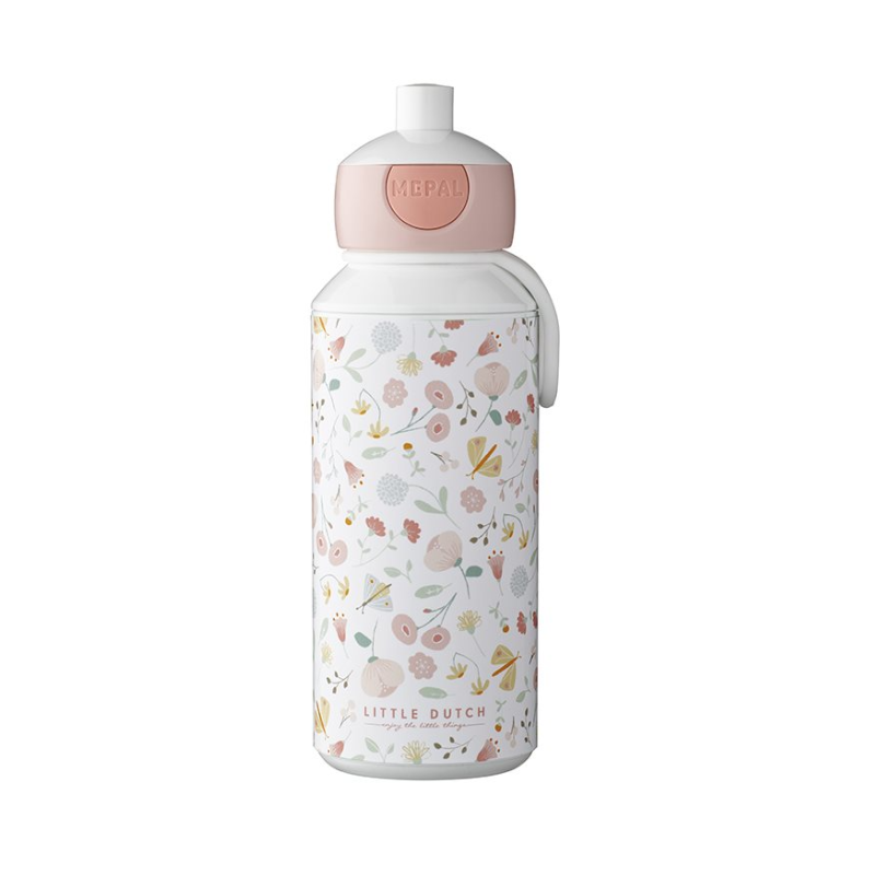 Botella Campus Pop-Up Little Dutch Flores y Mariposas