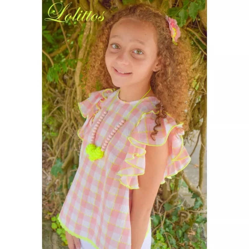 Short y blusón Lolittos Cheroqui
