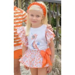 T-shirt A e saia-capa Lolittos Ancora
