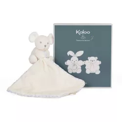 Dou dou dou Kaloo Rato de peluche Creme 22 cm