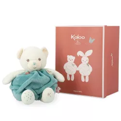 Bolha de amor em peluche Kaloo Urso verde 30 cm