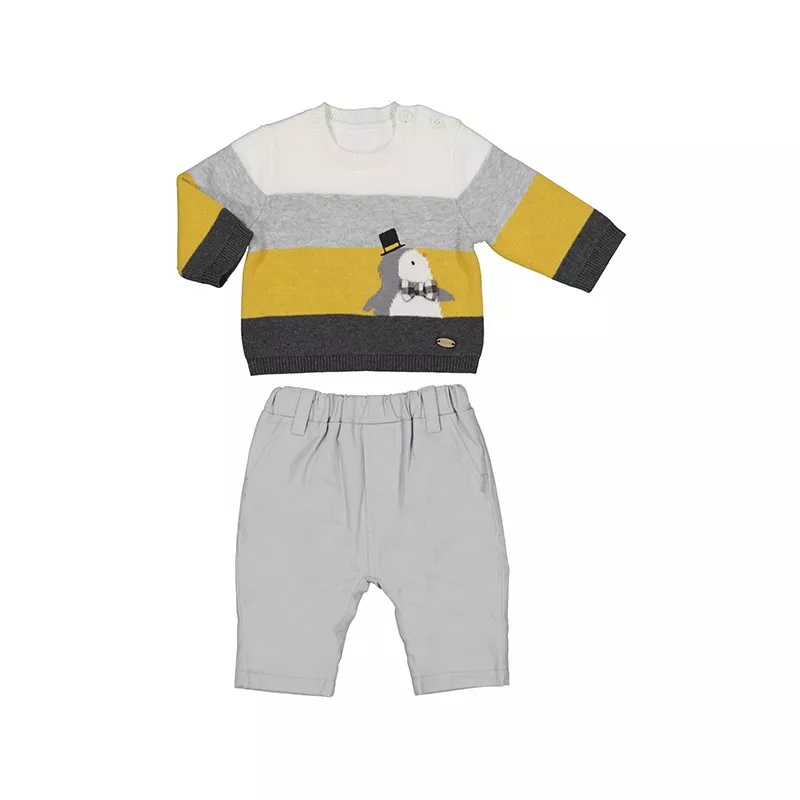 Conjunto Mayoral calças compridas em jersey
