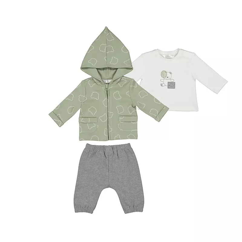 Fato de treino Mayoral 3 peças em jacquard