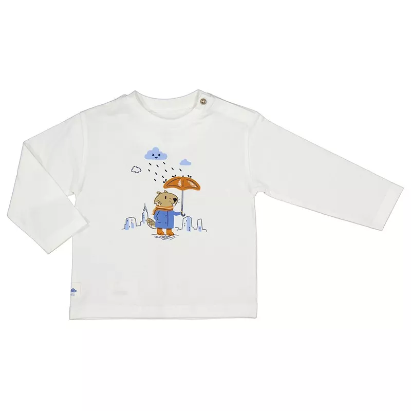 T-shirt Mayoral castor de manga comprida