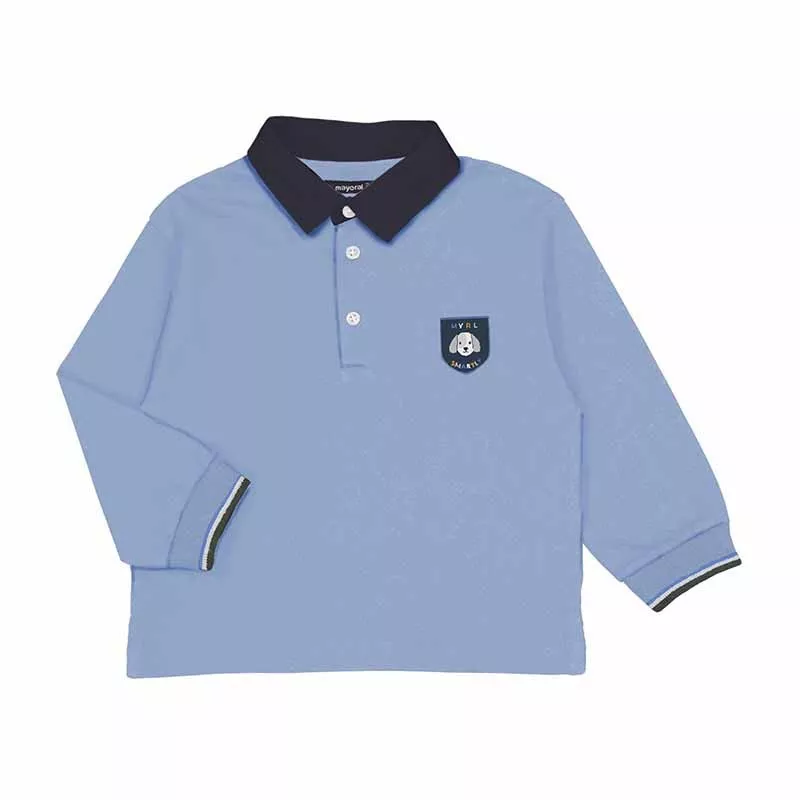 Camisa pólo Mayoral vestido de manga comprida