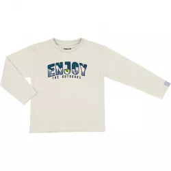 T-shirt Mayoral manga comprida com relevo