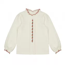 Blusa Mayoral bordado em malha