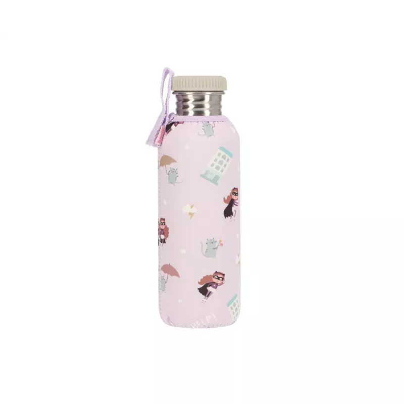 Botella Tutete Acero con Funda Fantastic Girl Personalizable 750ml Botella Tutete Acero con Funda Fantastic Girl Personalizable 750ml