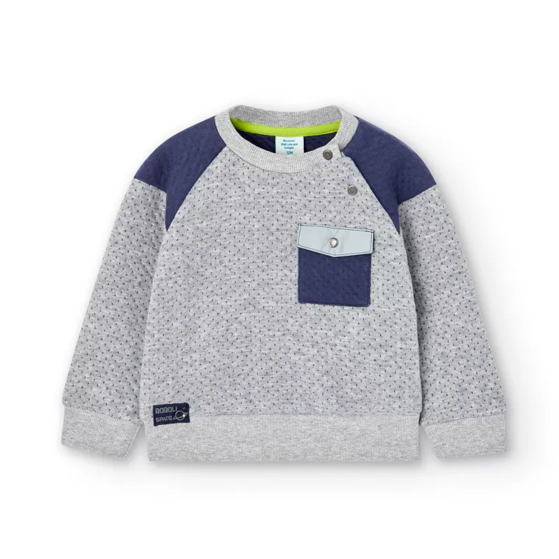 Sweatshirt Boboli malha acolchoada
