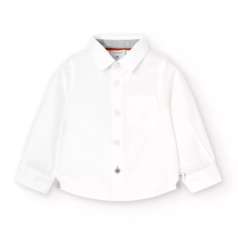 Camisa oxford Boboli manga larga