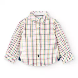 Camisa de popelina Boboli cheques