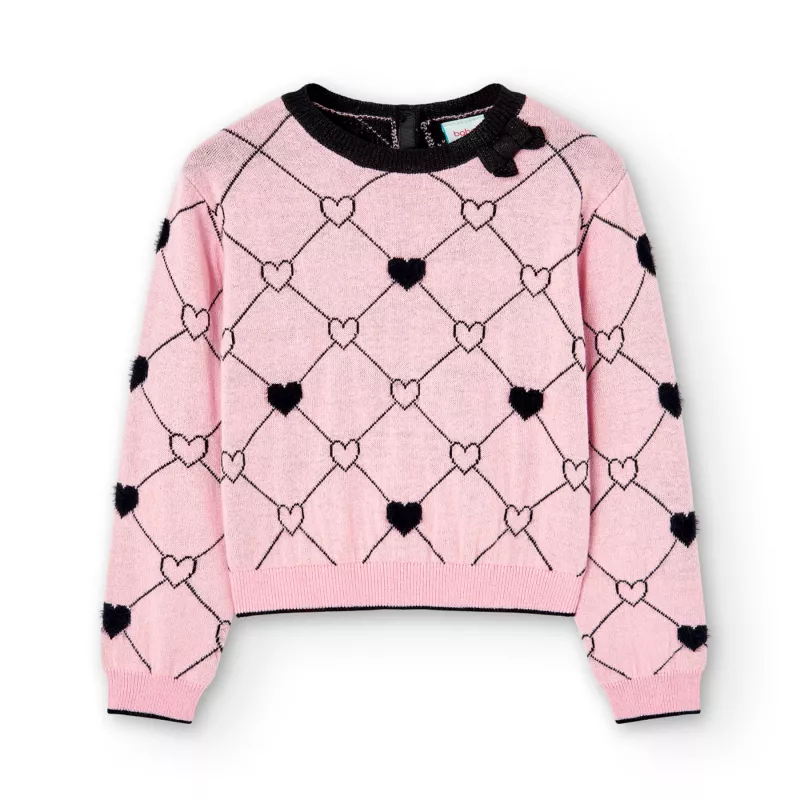 Camisola de malha Boboli corações