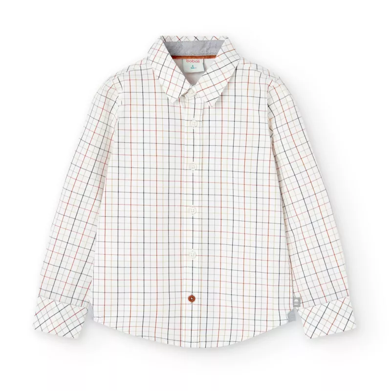 Camisa de popelina Boboli cheques