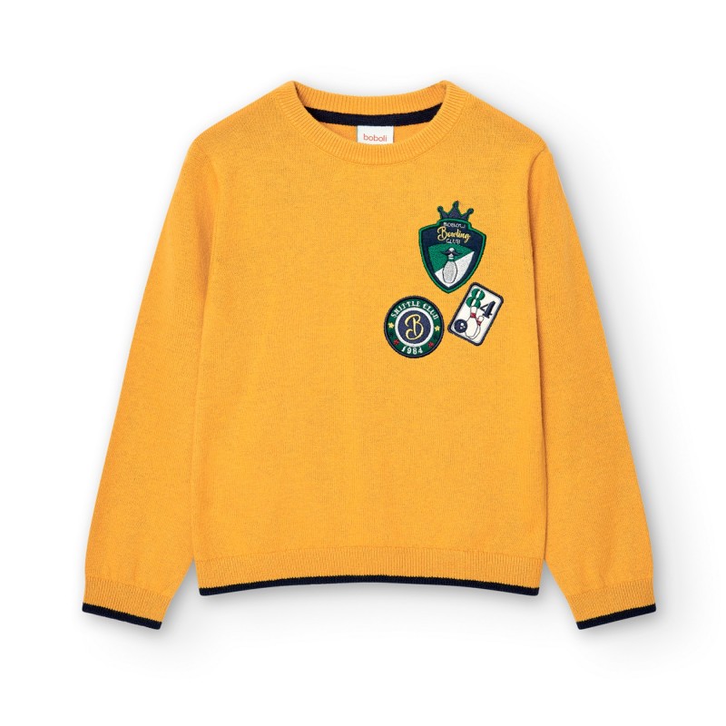 Jersey Boboli tricotosa con coderas