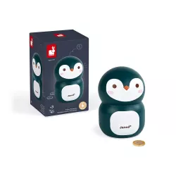 Hucha de madera Janod Pingüino
