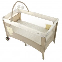 Cuna de viaje Jane Duo level con Peluches