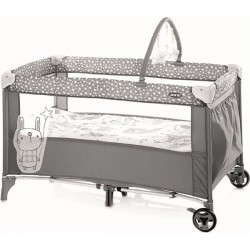 Cuna de viaje Jane Duo level con Peluches
