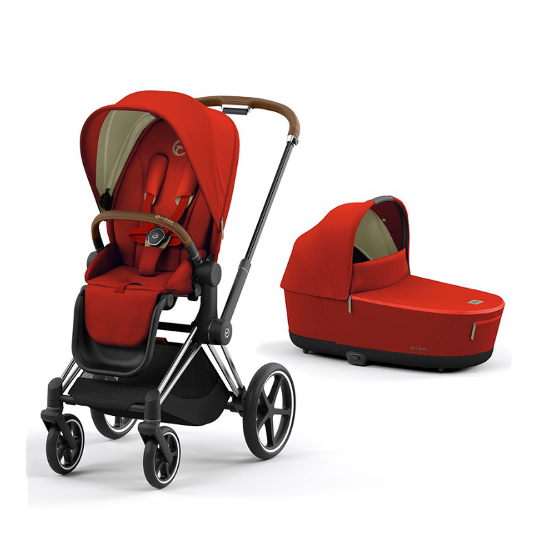 Cochecito Duo Cybex e-Priam Autumn Gold electrico