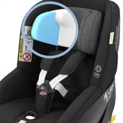 Cadeira auto Maxi-cosi Mica Pro Eco tamanho I com capa protetora e conjunto elevatório