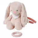 Conejo de peluche musical Nattou Pomme