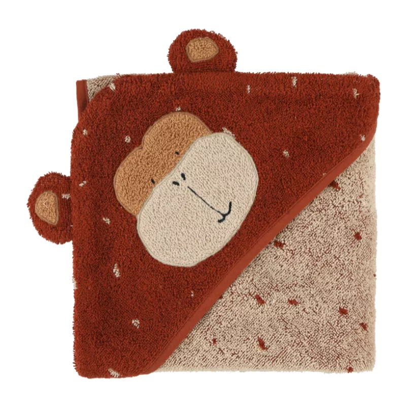 Toalha Toalha de banho Trixie com algodão orgânico Mr. Monkey 75x75