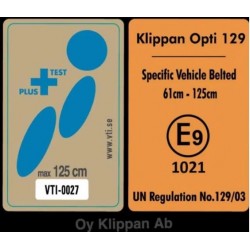 Silla Auto Klippan Opti129 con homologación i-Size hasta 125 cm