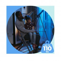 Pack Trona Kinderkraft Livy 4 en 1 con Hamaca Calmee con lote de 7 baberos