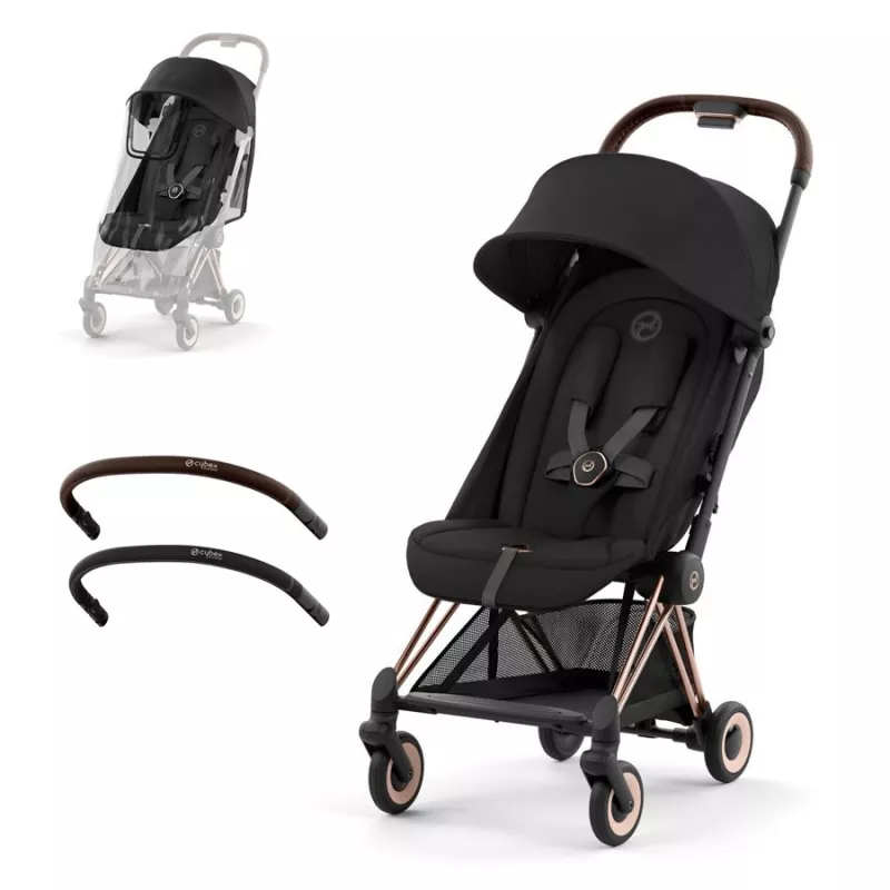Carrinho de bebé Cybex COYA com barra e plástico