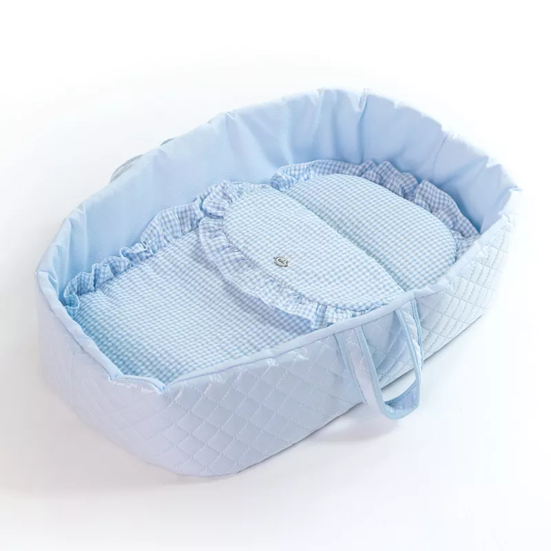 Alcofa de viagem Bebelux Vichy Blue