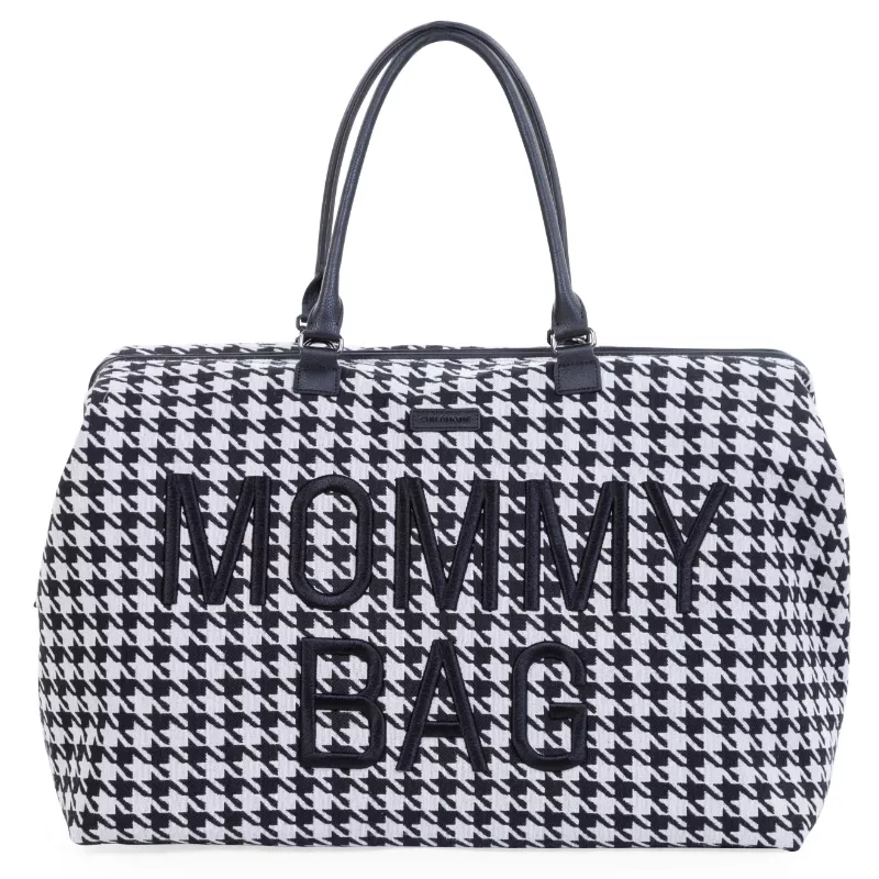 Childhome MOMMY BAG Pata de Gallo Bolsa de maternidade