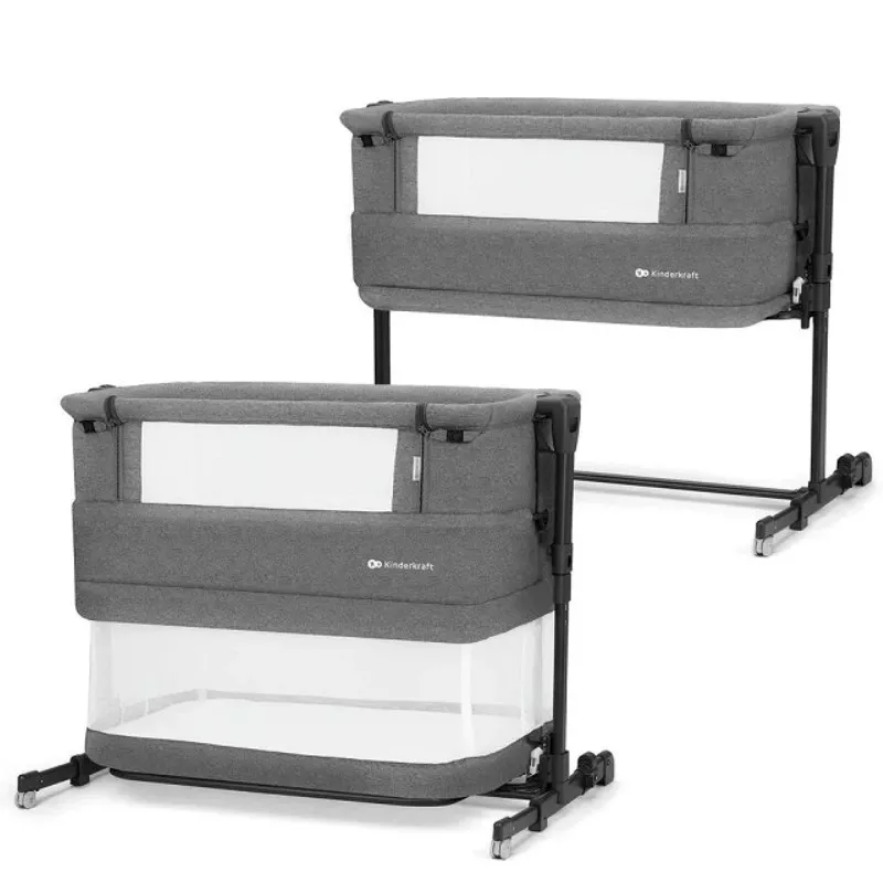 Mini berço co-sleeping Kinderkraft NESTE GROW com 2 alturas