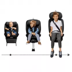 Cadeira auto Kinderkraft I-360 I-Size com espelho e protetor