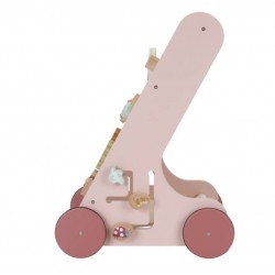 Andador Con Juguetes y Luz LED Rosa Caminador Para Bebes De 6 a 12 Meses  Niña