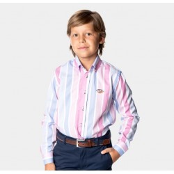 Camisa Spagnolo 4525 boton popelin